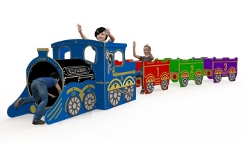 g103-004 - Train With 3 Carriage (Thumbnail)